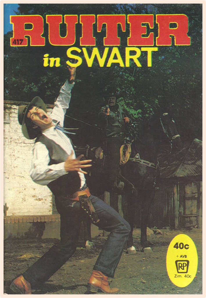 Ruiter in Swart